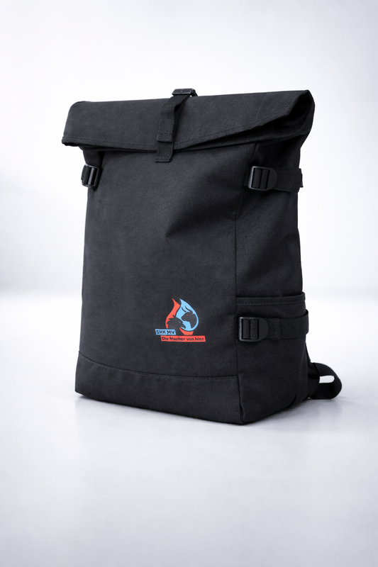 Rolltop Rucksack - Logo gedruckt