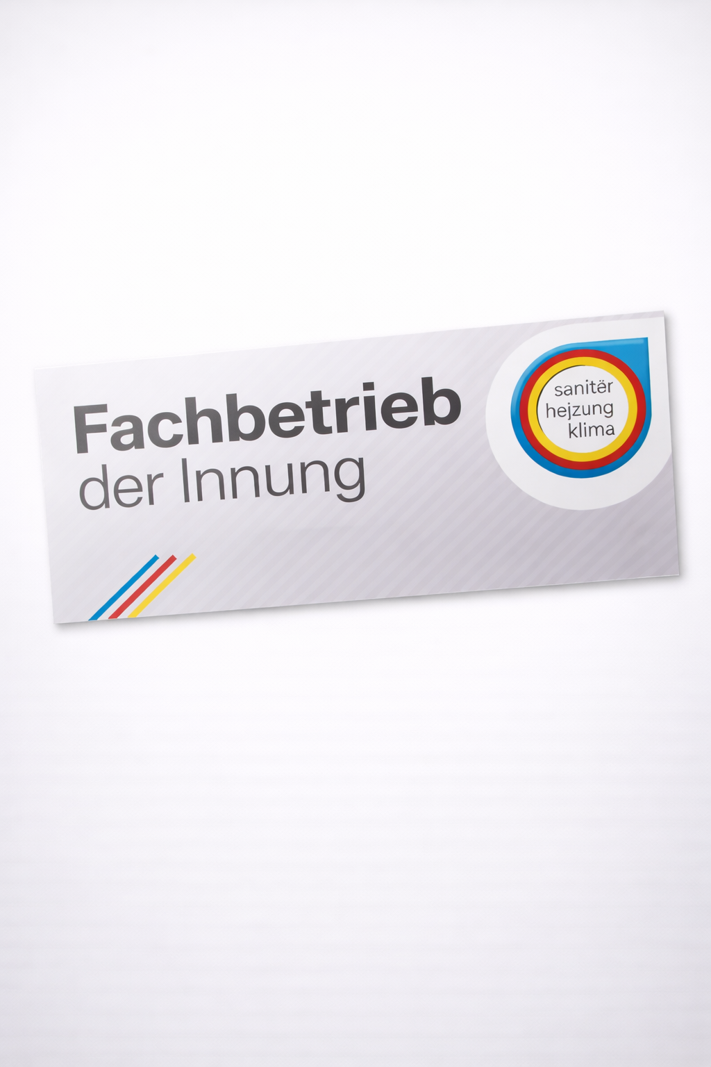 Aufkleber "Innungsfachbetrieb" groß