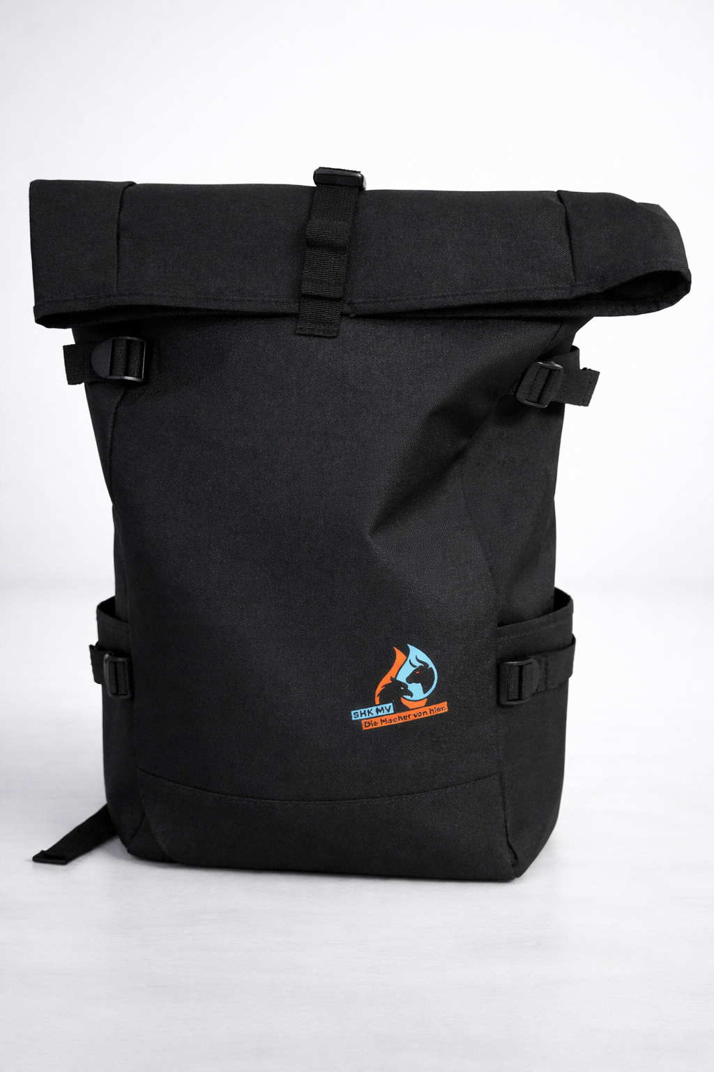 Rolltop Rucksack - Logo gedruckt