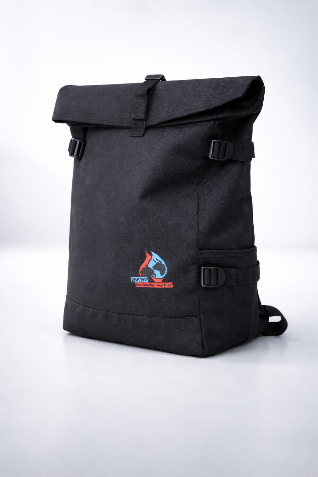 Rolltop Rucksack - Logo gedruckt