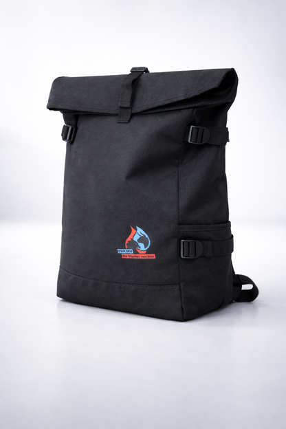 Rolltop Rucksack - Logo gedruckt