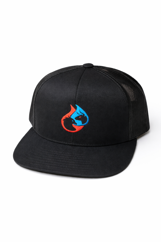 Netz Cap mit gesticktem Logo vorne