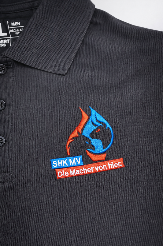 Poloshirt mit gesticktem Logo