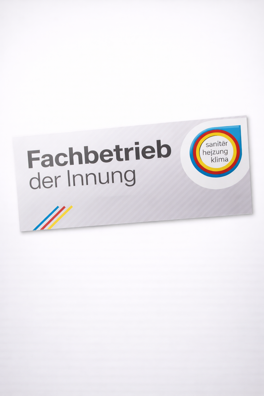 Aufkleber "Innungsfachbetrieb" groß